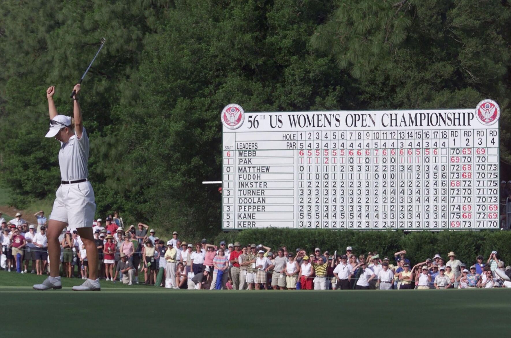2001: Karrie Webb wins US Women's Open in runaway